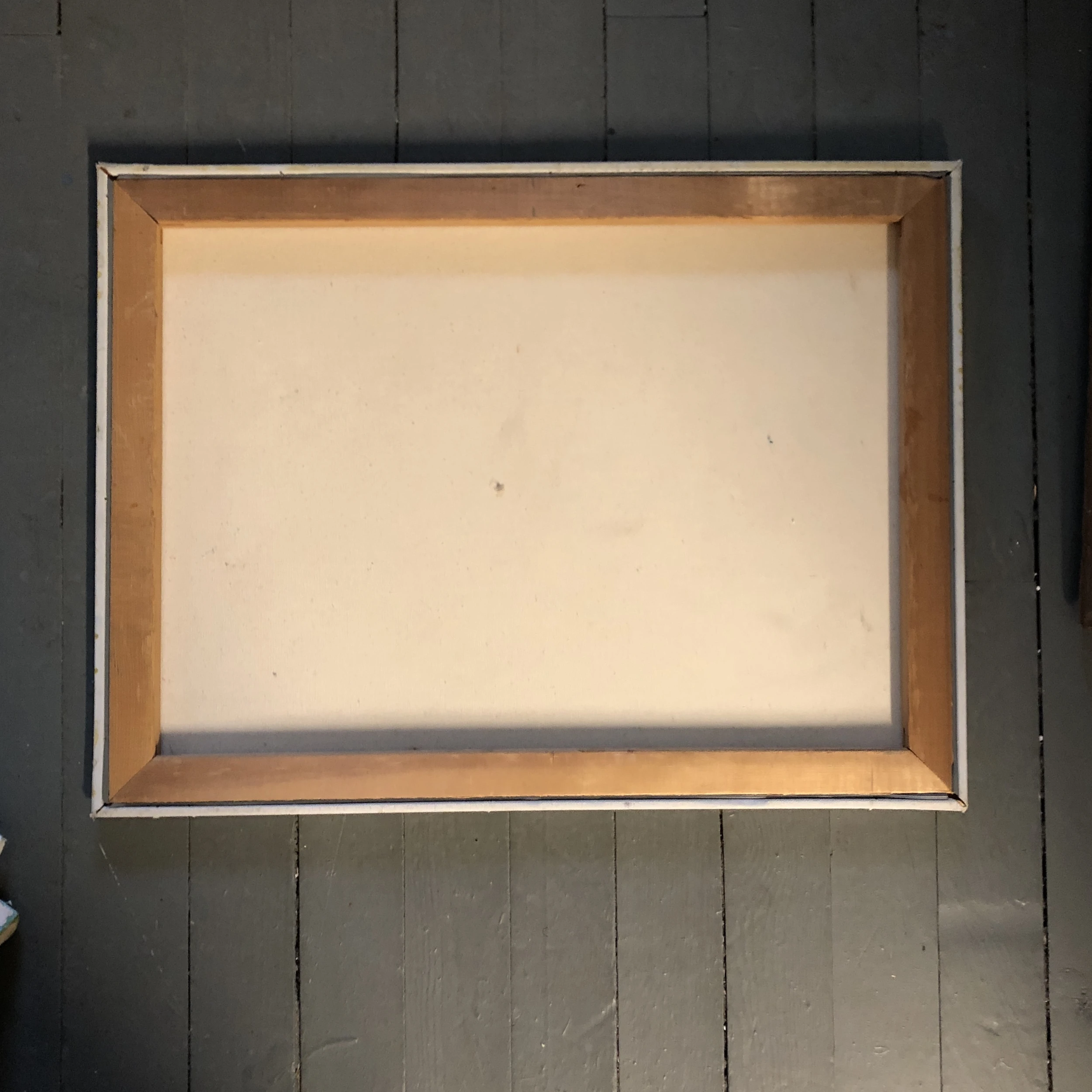 1980’s Original Vintage Abstract Blue Tree Landsape Painting Signed 4 1980’s Original Vintage Abstract Blue Tree Landsape Painting Signed - Image 4