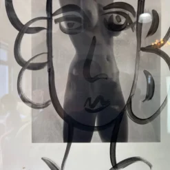 1980's Peter R. Keil " Nude II " Abstract Painting , Framed -chairish shop 1980s peter r keil nude ii abstract painting framed 0445 scaled