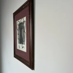 1980's Peter R. Keil " Nude II " Abstract Painting , Framed -chairish shop 1980s peter r keil nude ii abstract painting framed 7114 scaled