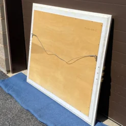 1980's Postmodern Karl Springer Style Cerused Oak Bullnose Wall Mirror With Brass Accents 17 1980's Postmodern Karl Springer Style Cerused Oak Bullnose Wall Mirror With Brass Accents -chairish shop 1980s postmodern karl springer style cerused oak bullnose wall mirror with brass accents 3519 scaled