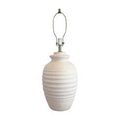 1980's Postmodern Ribbed Shaped Plaster Lamp By Markel 13 1980's Postmodern Ribbed Shaped Plaster Lamp By Markel -chairish shop 1980s postmodern ribbed shaped plaster lamp by markel 2003