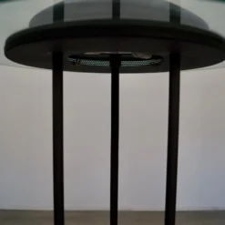 1980's Postmodern Robert Sonneman Saucer Table Lamp -chairish shop 1980s postmodern robert sonneman saucer table lamp 0415 scaled