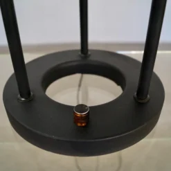 1980's Postmodern Robert Sonneman Saucer Table Lamp -chairish shop 1980s postmodern robert sonneman saucer table lamp 2550 scaled