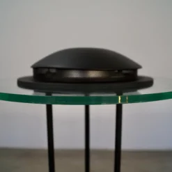 1980's Postmodern Robert Sonneman Saucer Table Lamp -chairish shop 1980s postmodern robert sonneman saucer table lamp 4110 scaled
