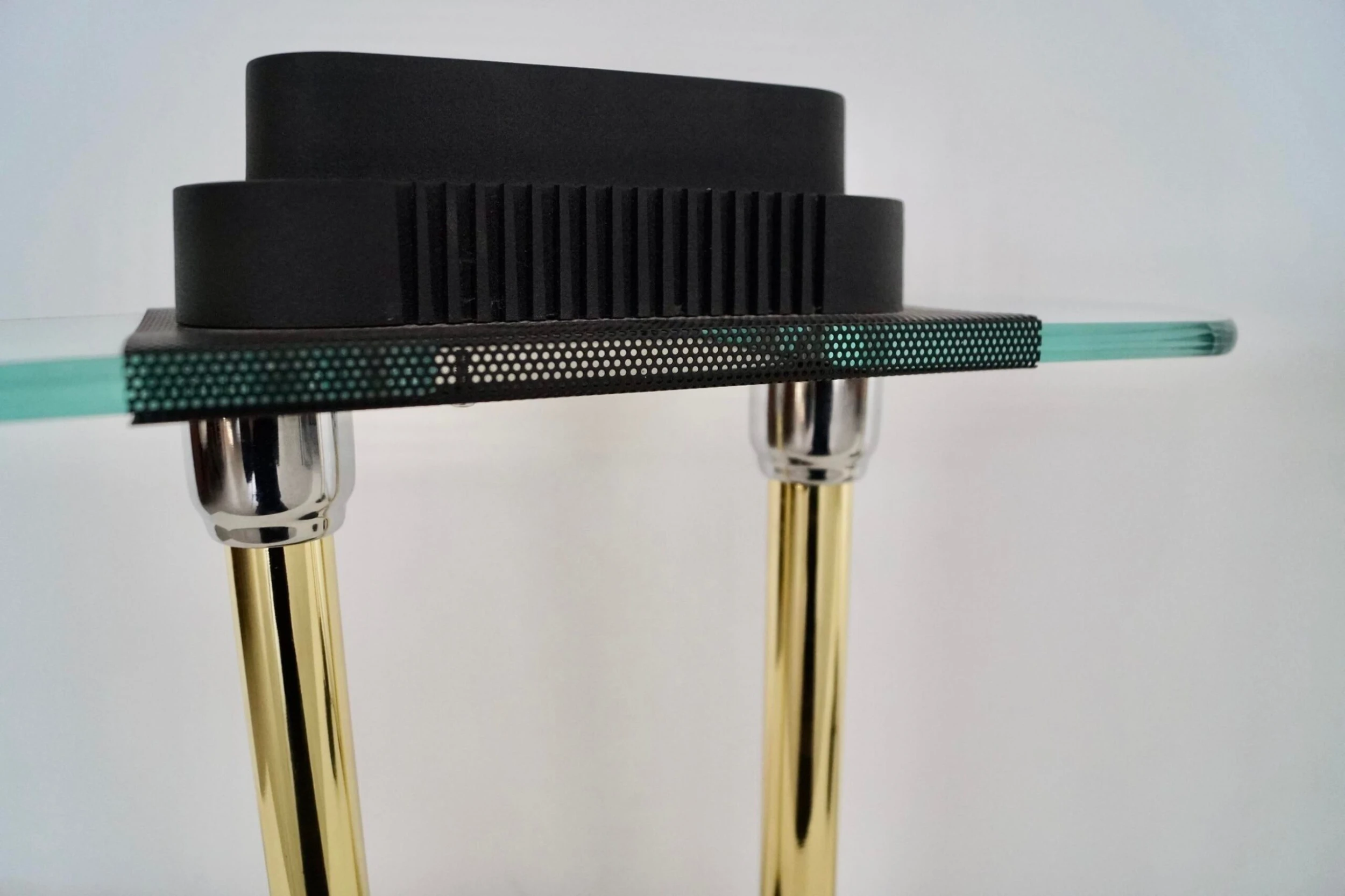 1980's Postmodern Robert Sonneman Table Lamps - A Pair 8 1980's Postmodern Robert Sonneman Table Lamps - A Pair - Image 8