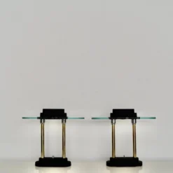 1980's Postmodern Robert Sonneman Table Lamps - A Pair 13 1980's Postmodern Robert Sonneman Table Lamps - A Pair -chairish shop 1980s postmodern robert sonneman table lamps a pair 3356 scaled