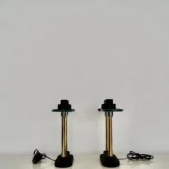 1980's Postmodern Robert Sonneman Table Lamps - A Pair 15 1980's Postmodern Robert Sonneman Table Lamps - A Pair -chairish shop 1980s postmodern robert sonneman table lamps a pair 7459 scaled