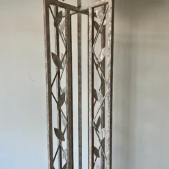 1980's Postmodern - Style Sculptural Metal And Plaster Torchiere Floor Lamp 14 1980's Postmodern - Style Sculptural Metal And Plaster Torchiere Floor Lamp -chairish shop 1980s postmodern style sculptural metal and plaster torchiere floor lamp 3467 scaled