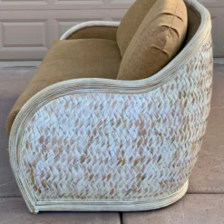 1980’s Upholstered Rattan Sofa 16 1980’s Upholstered Rattan Sofa -chairish shop 1980s upholstered rattan sofa 8853 scaled