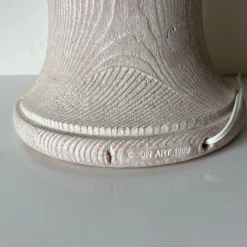 1980's Vintage Faux Bois Plaster Table Lamp -chairish shop 1980s vintage faux bois plaster table lamp 8020 scaled