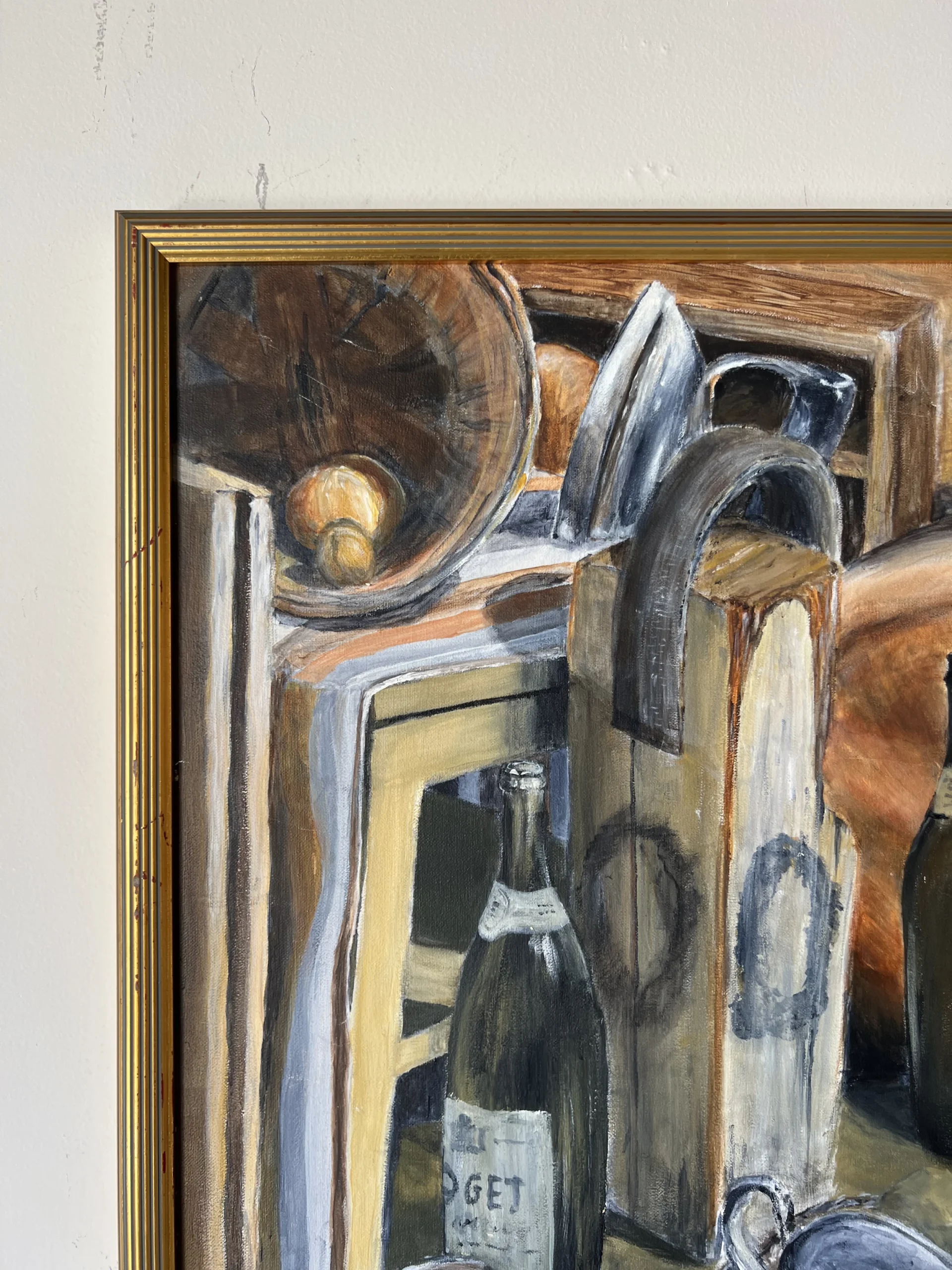 1980's Vintage Still Life Oil Painting , Framed 5 1980's Vintage Still Life Oil Painting , Framed - Image 5