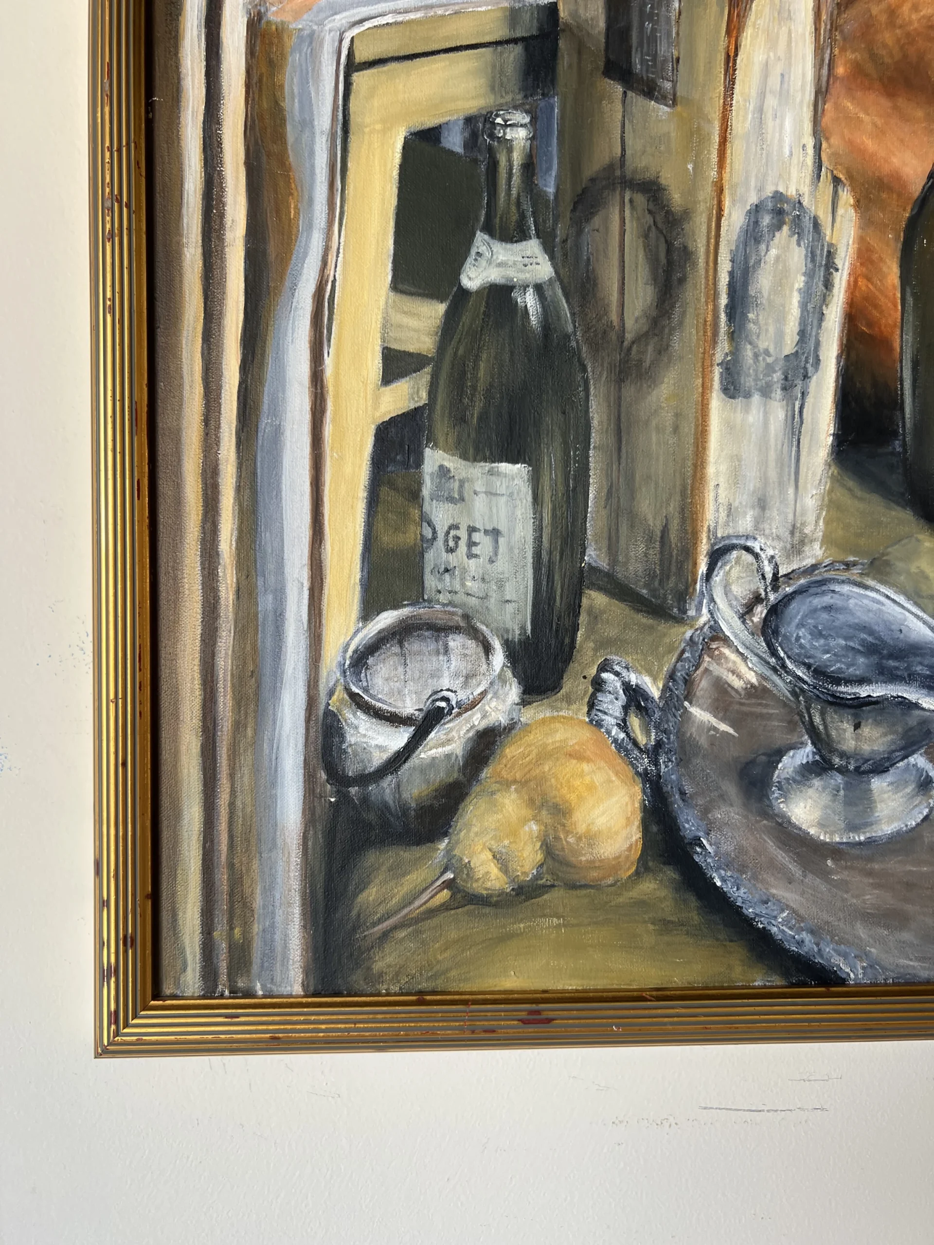 1980's Vintage Still Life Oil Painting , Framed 9 1980's Vintage Still Life Oil Painting , Framed - Image 9