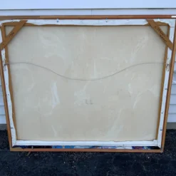 1986 "Party Of Six" S. Spiegel Signed Modernist Figurative Painting 14 1986 "Party Of Six" S. Spiegel Signed Modernist Figurative Painting -chairish shop 1986 party of six s spiegel signed modernist figurative painting 0467 scaled