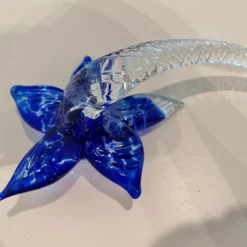 1990’s Glass Art Murano Style Long Stem Flower -chairish shop 1990s glass art murano style long stem flower 5786 scaled