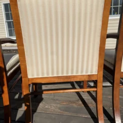 2010's Baker Furniture Mahogany Captains Dining Chairs - Set Of 4 -chairish shop 2010s baker furniture mahogany captains dining chairs set of 4 0583 scaled