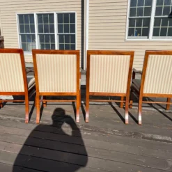 2010's Baker Furniture Mahogany Captains Dining Chairs - Set Of 4 -chairish shop 2010s baker furniture mahogany captains dining chairs set of 4 4161 scaled