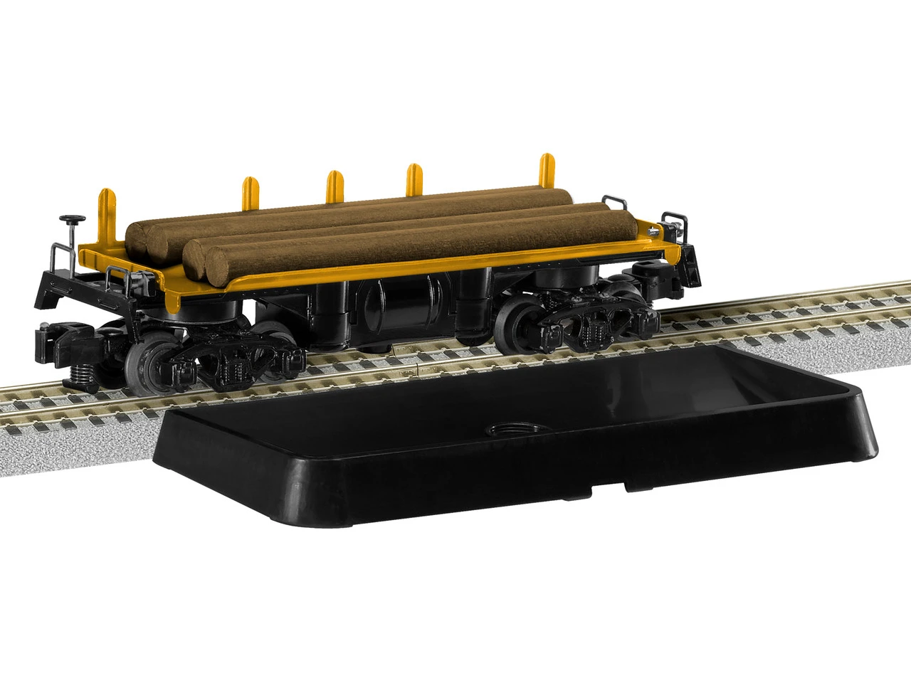 2219030 S Scale American Flyer Union Pacific Log Dump Car 1 2219030 S Scale American Flyer Union Pacific Log Dump Car