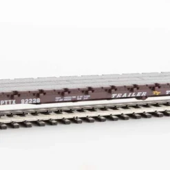 910-5813 HO Scale Walthers MainLine 60' P-S Bulkhead Flatcar (48' IL) Baltimore & Ohio PTTX #92228