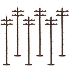 6-49086 S Scale American Flyer Telephone Poles