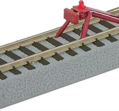 6-49866 S Lionel AF FasTrack Straight Track W/Lighted Bumper