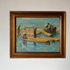 60’s Mid- Century C. Woney Impressionist Abstract Oil Painting 12 60’s Mid- Century C. Woney Impressionist Abstract Oil Painting -chairish shop 60s mid century c woney impressionist abstract oil painting 3249 scaled