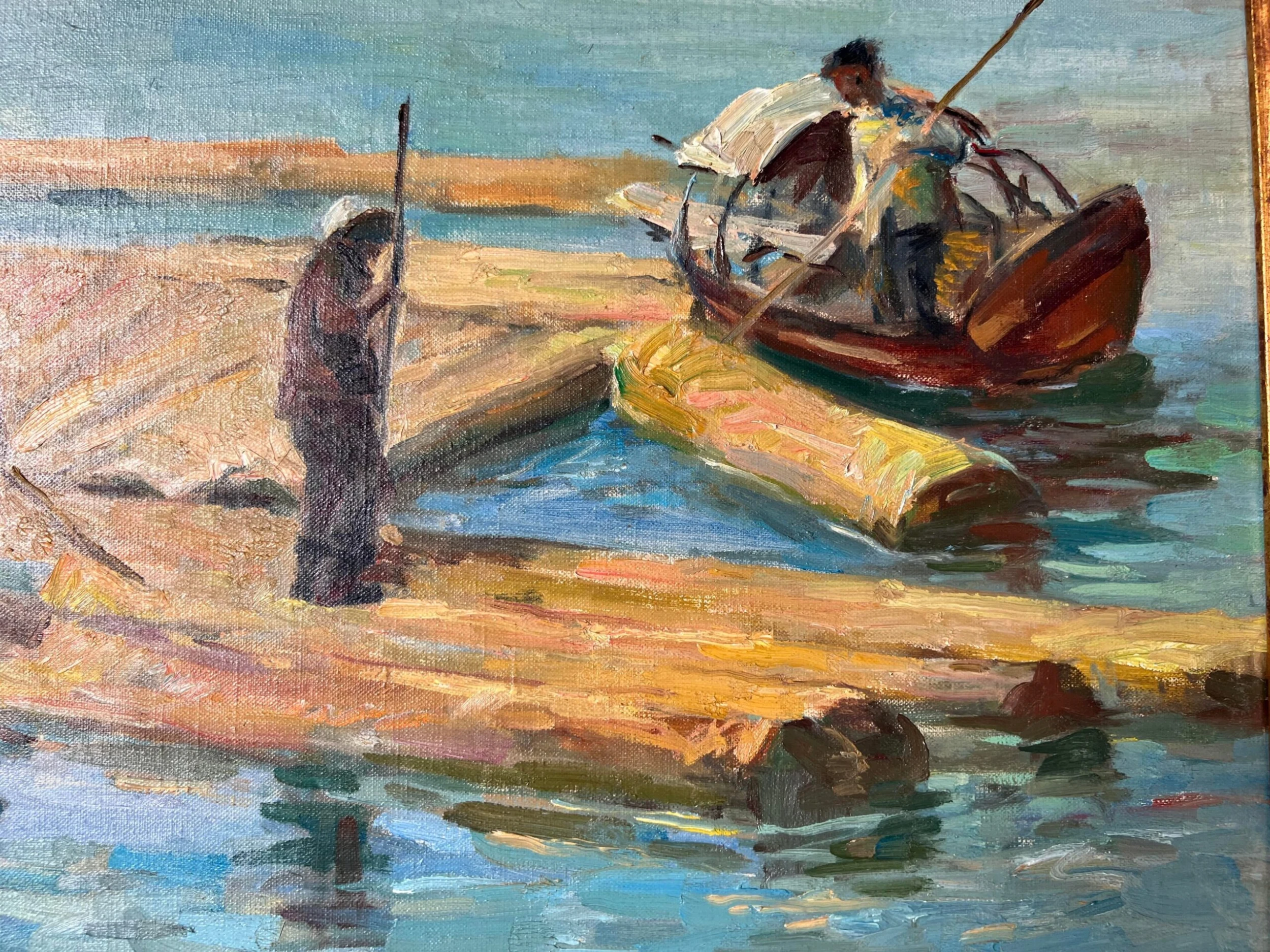 60’s Mid- Century C. Woney Impressionist Abstract Oil Painting 6 60’s Mid- Century C. Woney Impressionist Abstract Oil Painting - Image 6