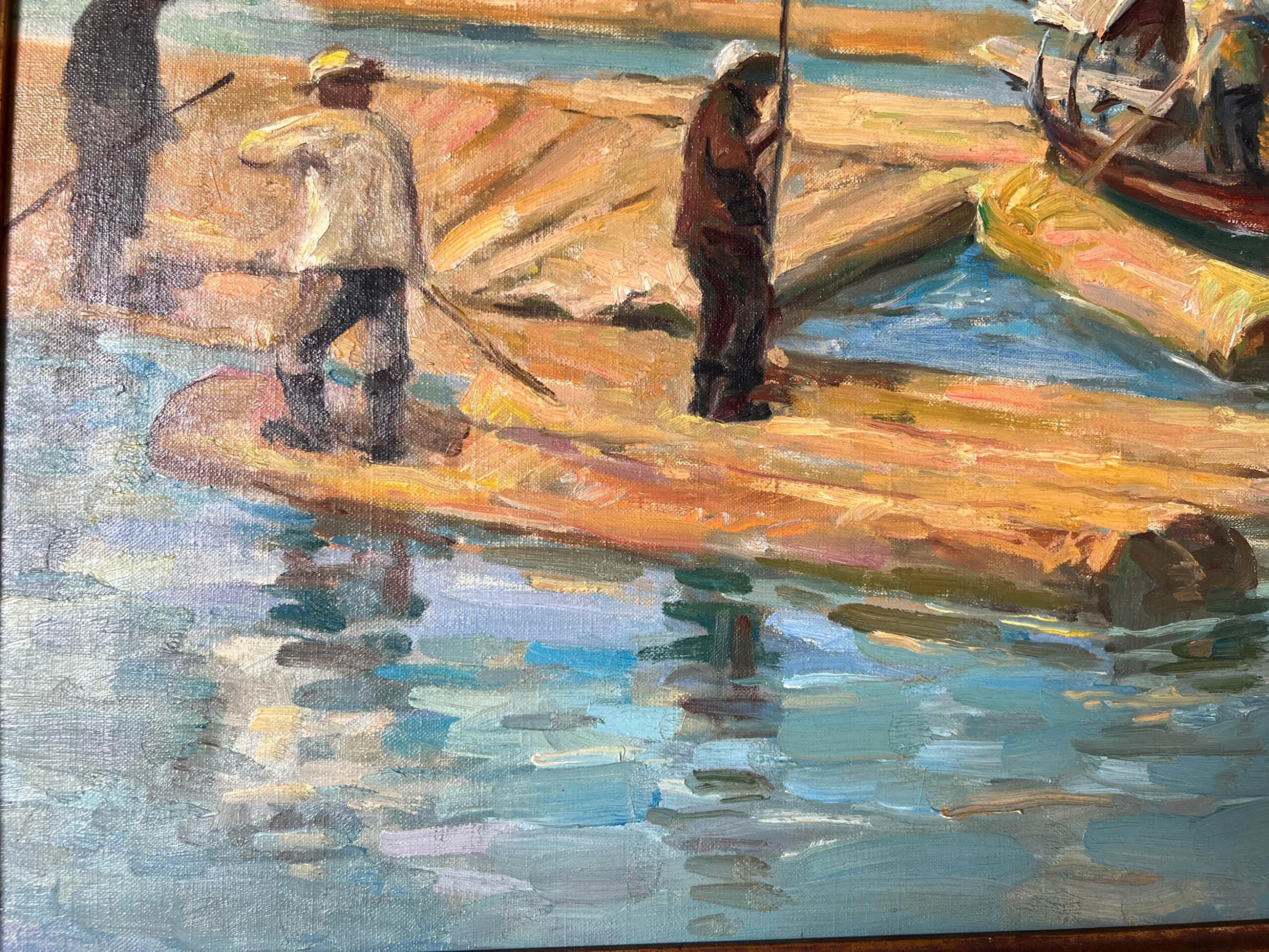 60’s Mid- Century C. Woney Impressionist Abstract Oil Painting 10 60’s Mid- Century C. Woney Impressionist Abstract Oil Painting - Image 10