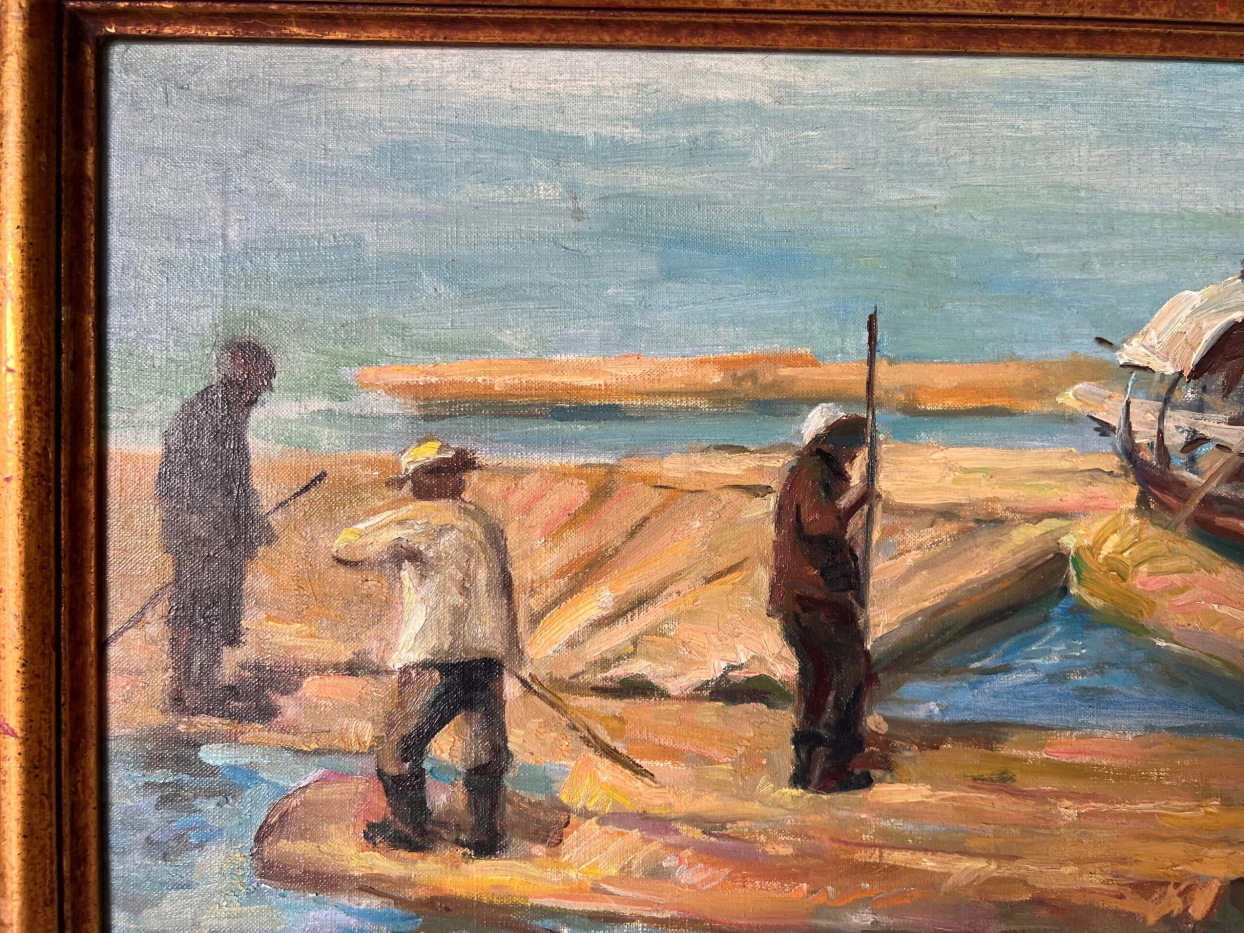 60’s Mid- Century C. Woney Impressionist Abstract Oil Painting 5 60’s Mid- Century C. Woney Impressionist Abstract Oil Painting - Image 5