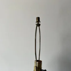 60's Vintage Italian White Murano Glass Table Lamp -chairish shop 60s vintage italian white murano glass table lamp 5996 scaled