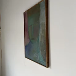 70's Goldstein Abstract Oil Portrait Painting -chairish shop 70s goldstein abstract oil portrait painting 0288 scaled