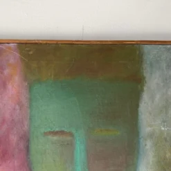 70's Goldstein Abstract Oil Portrait Painting -chairish shop 70s goldstein abstract oil portrait painting 2819 scaled
