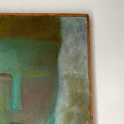 70's Goldstein Abstract Oil Portrait Painting -chairish shop 70s goldstein abstract oil portrait painting 3095 scaled
