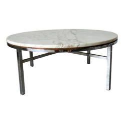 70's Italian Postmodern Round Coffee Table