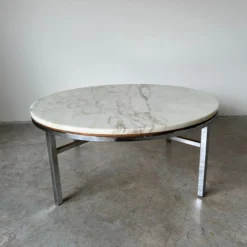 70's Italian Postmodern Round Coffee Table -chairish shop 70s italian postmodern round coffee table 7126 scaled