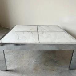 70's Leon Rosen For Pace Chrome And Marble Top Square Cocktail Table 19 70's Leon Rosen For Pace Chrome And Marble Top Square Cocktail Table -chairish shop 70s leon rosen for pace chrome and marble top square cocktail table 9766 scaled