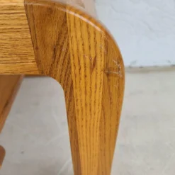 70's MCM Hodges Mersman Oak Smoked Glass End Tables- Set Of 2 -chairish shop 70s mcm hodges mersman oak smoked glass end tables set of 2 0520