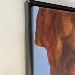 70's Vintage " Double Ferry " Impressionist Style Abstract Painting -chairish shop 70s vintage double ferry impressionist style abstract painting 3169 scaled