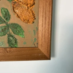 70's Vintage Heavy Impasto Sunflower Oil Painting -chairish shop 70s vintage heavy impasto sunflower oil painting 6241 scaled