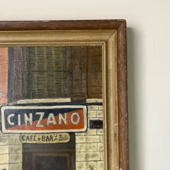 70's Vintage Key Spanish Street Scene Oil Painting, Framed -chairish shop 70s vintage key spanish street scene oil painting framed 7881 scaled