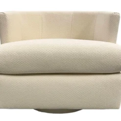 80's Directional Freshly Upholstered Swivel Chair -chairish shop 80s directional freshly upholstered swivel chair 4189