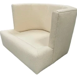 80's Directional Freshly Upholstered Swivel Chair -chairish shop 80s directional freshly upholstered swivel chair 6244