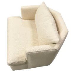 80's Directional Freshly Upholstered Swivel Chair -chairish shop 80s directional freshly upholstered swivel chair 8528