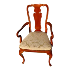 80's Kindel Furniture Queen Anne Style Arm Chair
