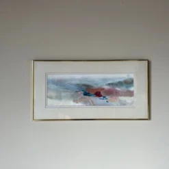 80's Le Bloemker Acrylic On Paper Abstract Composition Painting -chairish shop 80s le bloemker acrylic on paper abstract composition painting 0176 scaled