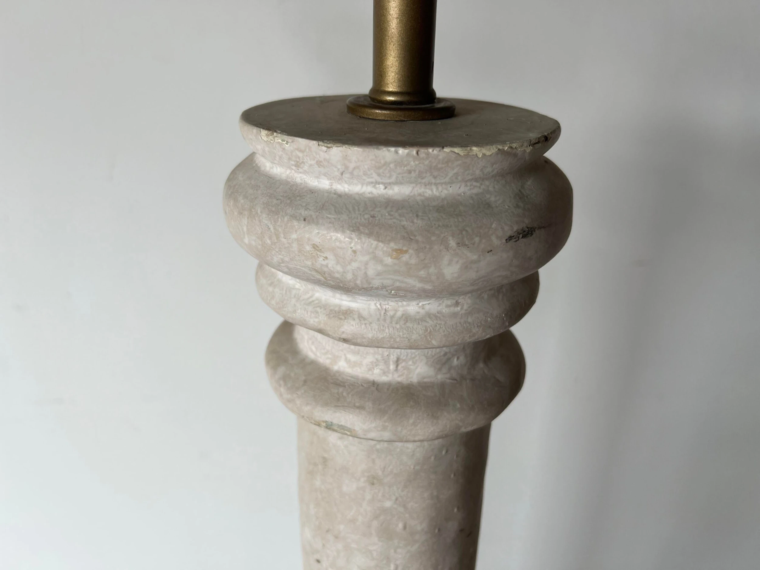 80's Postmodern Handmade Composite Floor Lamps - A Pair 6 80's Postmodern Handmade Composite Floor Lamps - A Pair - Image 6