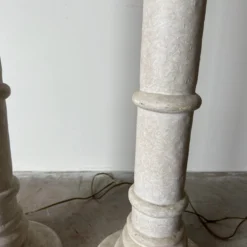 80's Postmodern Handmade Composite Floor Lamps - A Pair 14 80's Postmodern Handmade Composite Floor Lamps - A Pair -chairish shop 80s postmodern handmade composite floor lamps a pair 5490 scaled