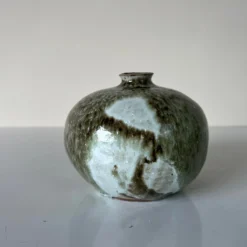 80's Vintage E. Jensen Studio Pottery Vase -chairish shop 80s vintage e jensen studio pottery vase 1098 scaled