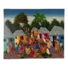 80's Vintage Haitian Art Oil Painting