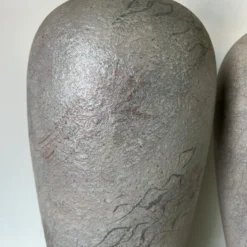 80's Vintage Handmade Ceramic Table Lamps - A Pair -chairish shop 80s vintage handmade ceramic table lamps a pair 0097 scaled