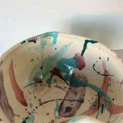 80's Vintage Pig - Shape Artistic Pottery Bowl , Signed 18 80's Vintage Pig - Shape Artistic Pottery Bowl , Signed -chairish shop 80s vintage pig shape artistic pottery bowl signed 0915 scaled